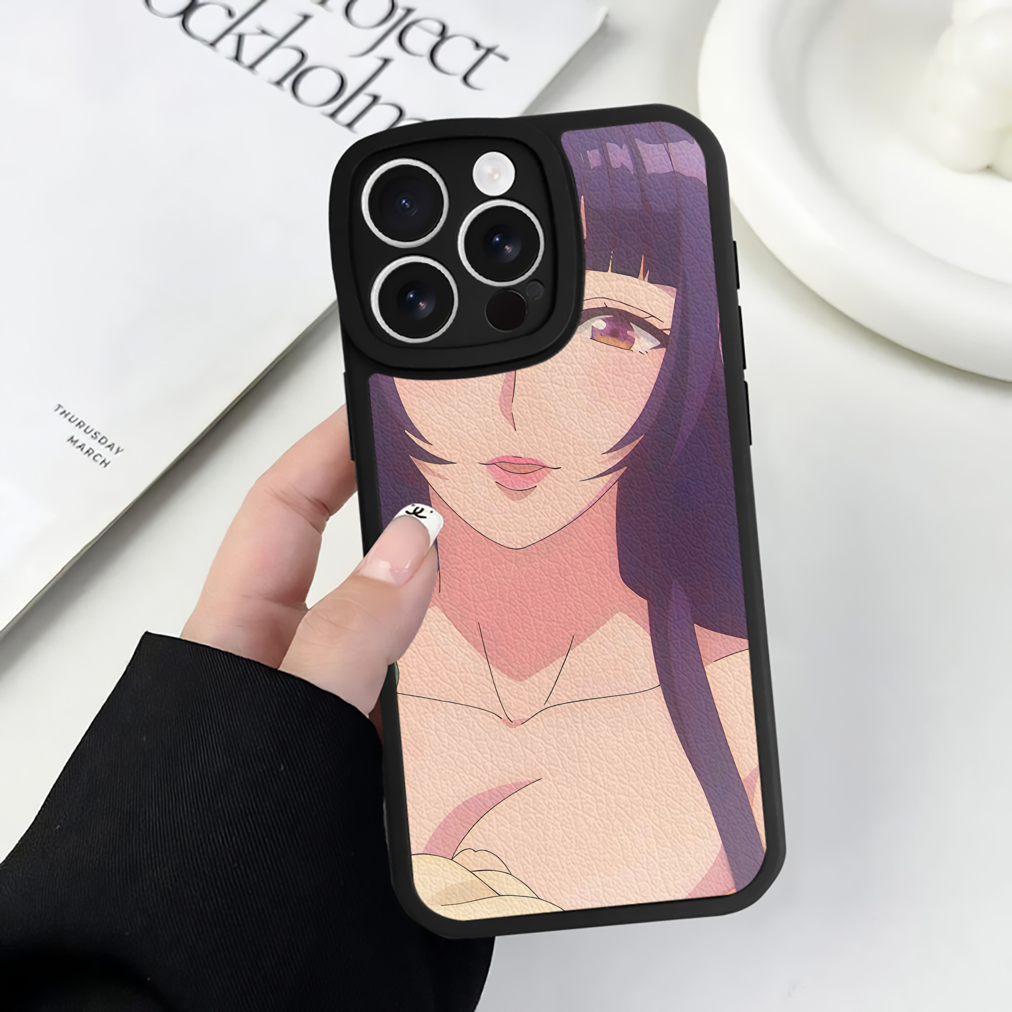 薬屋のひとりごと The Apothecary Diaries 【iPhone 16シリーズ対応】シリコンスマホケース（レザー調） 材質：シリコン